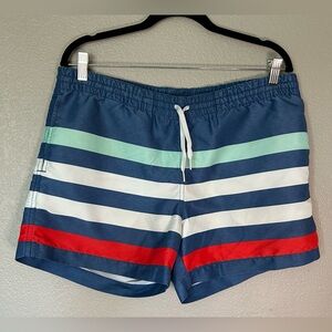 Chubbies 'Me Likey The Stripey' Shortie Classic Swim Trunks Made in USA  Men's M
